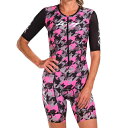 \全品5000円クーポン★5/1(木) エントリー/【女性用】Zoot ズート Niuhi Short Sleeve Trisuit 女性用 トライアスロンスー...
