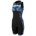 \全品5000円クーポン★5/1(木) エントリー/【女性用】Zone3 Activate+ Tropical Palm Sleeveless Trisuit ...