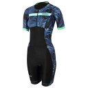 \全品P5倍★5/5(祝)限定/【女性用】Zone3 Activate+ Tropical Palm Short Sleeve Trisuit 女性用 トライア...