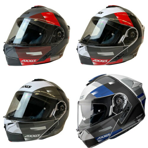 【フリップアップ】Axxis Storm S SV Grip modular helmet モジュラーヘルメット フルフェイスヘルメッ..