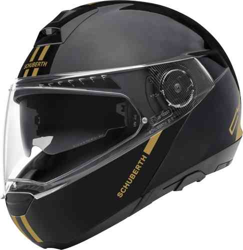 Schuberth シューベルト C4 Pro Fusion Gold Limited Edition Carbon フルフェイスヘルメット システムヘルメット サンバイザー バイク(AMACLUB)