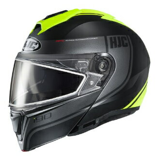 【5XLまで】HJC エイチジェイシー i90 Davan Snow Helmet - Dual Lens スノーヘルメット フルフェイスヘルメット ウィンタースポーツ スノーモビル 雪 ライダー バイク ツーリングにも かっこいい 大きいサイズあり おすすめ (AMACLUB)