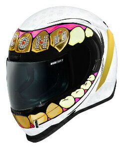 ＼全品実質20%off★8/18(木)ダイアモンド会員限定／【3XLまで】Icon アイコン Airform Grillz Helmet フルフェイスヘルメット ライダー バイク レーシング ツーリングにも かっこいい 大きいサイズあり おすすめ (AMACLUB)