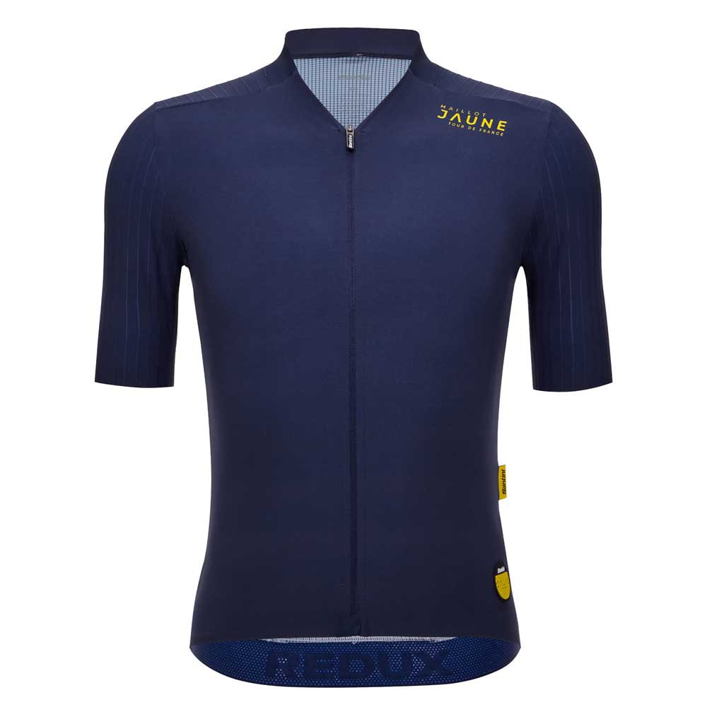 ＼全品2500円OFF★20時～4H限定／Santini サンティーニ Jaune Redux Speed Short Sleeve Jersey サイクリングジャケット 自転車ウェア 半袖シャツ ショートスリーブ ロードバイク マウンテンバイク クロスカントリー MTB にも (AMACLUB)