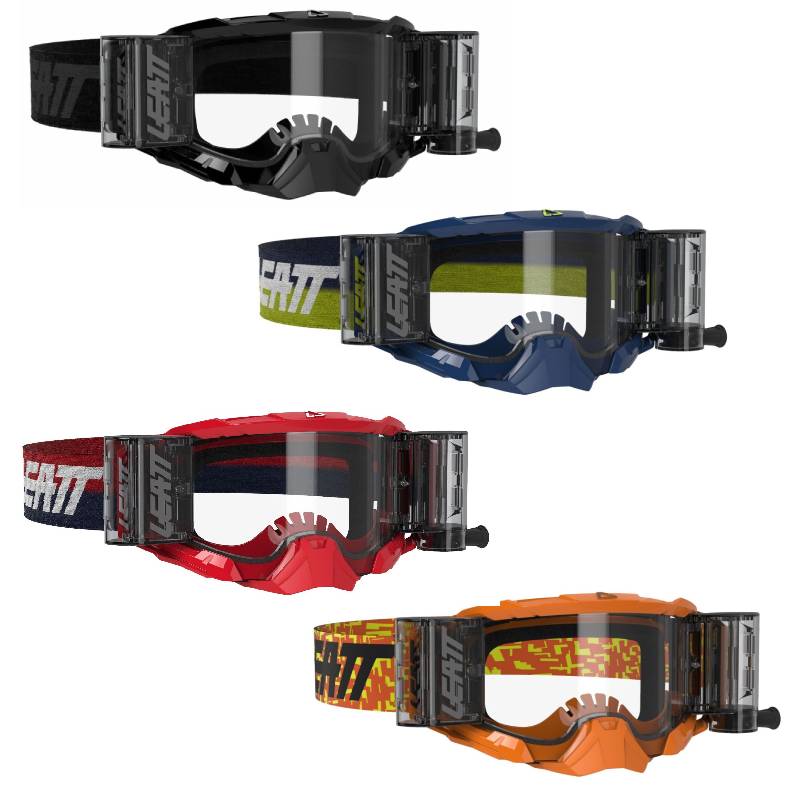 Leatt リアット Velocity 5.5 Roll-Off Goggles ロールオフゴーグル オフロードゴーグル ライダー バイク ツーリングにも かっこいい おすすめ (AMACLUB)