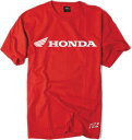 ＼全品最大20%off★4/20(土) 5の日合わせ／Factory Effex ファクトリーFX Honda Horizontal Tee カジュアルTシャツ 半袖シャツ バイクウェア スポーティ ライダー バイク ツーリング 自転車にも かっこいい おすすめ (AMACLUB)