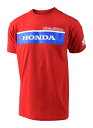 \全品P5倍★7/30(水)限定/Troy Lee Designs トロイリーデザイン Honda Wing Block Tee カジュアルTシャツ 半袖シャツ...