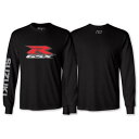 \全品P5倍★7/30(水)限定/Factory Effex Suzuki GSX-R Long Sleeve Tee カジュアルTシャツ 長袖シャツ バイクウ...