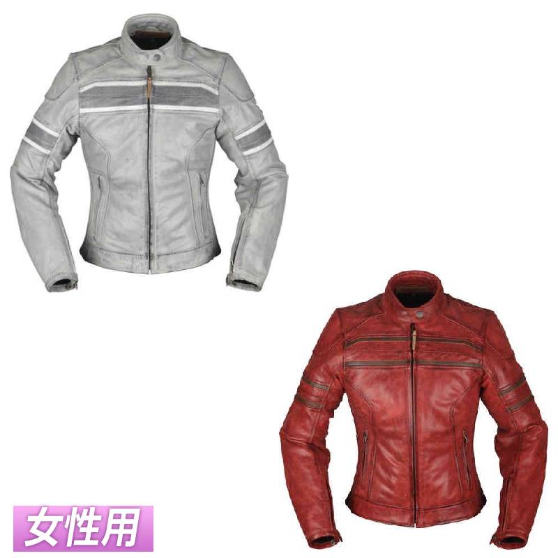 ＼全品2000円クーホン+P5倍★11/21（金)限定／【女性用】Modeka モデカ Iona 女性用 レディース レザージャケット バイクウェア オートバイ ライダー バイク ツーリングにも かっこいい おすすめ (AMACLUB)(2)