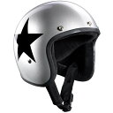 ＼全品5000円クーポン★5/1(水) エントリー／Bandit バンディット Jet Star Silver Jet Helmet ジェットヘルメット オープンフェイスヘルメット ライダー バイク ツーリングにも かっこいい おすすめ (AMACLUB)