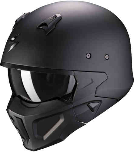 ＼全品2500円+5%OFF★5/25(土)限定／Scorpion スコーピオン Covert-X Solid ヘルメット マスク ジェットヘルメット サンバイザー ライダー バイク ツーリングにも かっこいい おすすめ (AMACLUB)