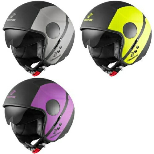 Bogotto ボガット V595 Sierra ジェットヘルメット オープンフェイスヘルメット サンバイザー ライダー バイク ツーリングにも かっこいい おすすめ (AMACLUB)