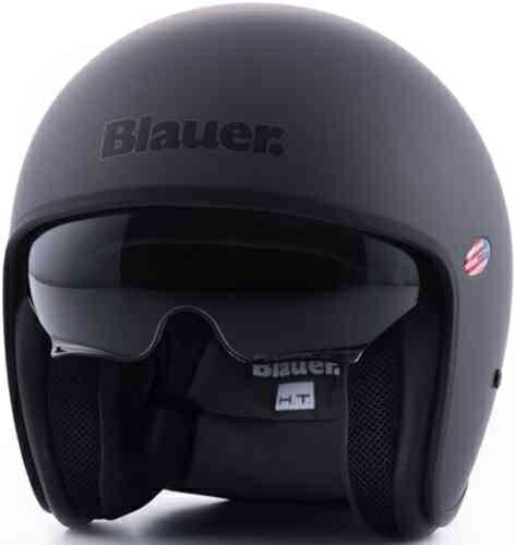 100 の保証 10 引4 26 月 限定 フルフェイス全品ｰ Blauer ブラウアー Pilot 1 1 Monochrome ジェットヘルメット オープンフェイス サンバイザー チタンマット ライダー バイク ツーリングにも かっこいい おすすめ Amaclub 人気ブランドを Www