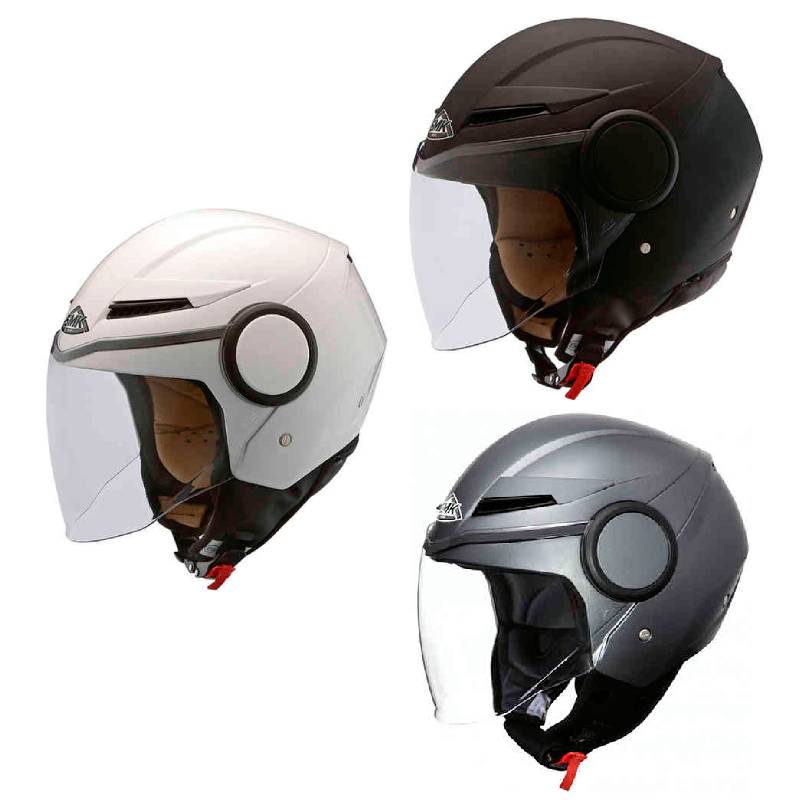 ＼全品1500円OFF★5/26(日)限定／SMK Helmets Streem Solid Motorcycle Helmet ジェットヘルメット ライダー バイク ツーリングにも かっこいい おすすめ (AMACLUB)