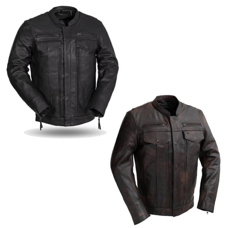 【5XLまで】First Manufacturing Raider Jacket レザージャケット ライディングジャケット バイクウェア ライダー バイク レーシング ツーリングにも かっこいい 大きいサイズあり おすすめ (AMACLUB)