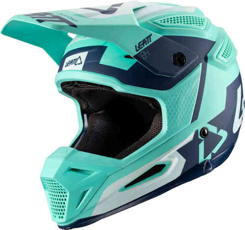 ＼全品P5倍★11/18(火)限定／Leatt リアット GPX 5.5 V20.1 Aqua モトクロスヘルメットライダー バイク ツーリングにも かっこいい おすすめ (AMACLUB)