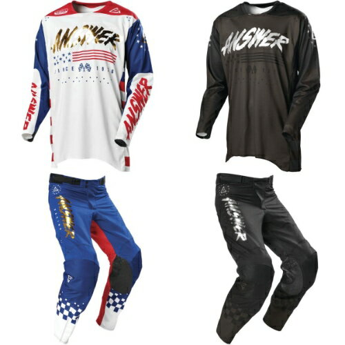 ANSWER アンサー A21 ELITE REDZONE JERSEY, PANT COMBO オフロード モトクロス ウェア ジャージ パンツ 上下セット かっこいい おすすめ (AMACLUB)