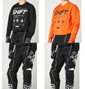 \全品3000円クーホン゜★20時〜6/4限定/Shift MX シフト White Label Bliss Jersey モトクロス オフロードウェア 上下セ...
