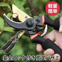 【15日まで限定1000円】 剪定ばさみ 安全ロック付き バネ プロ 剪定 ばさみ ガーデニング 剪定はさみ 花ハサミ 枝切り 剪定バサミ 園芸用はさみ 枝きり...