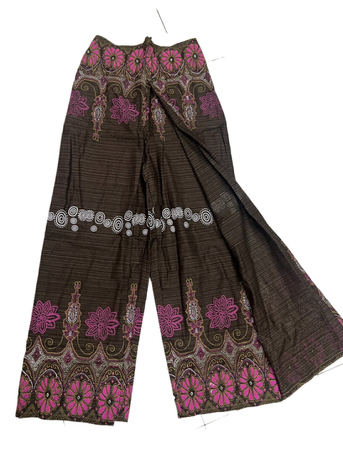 ＼みんなでお買得！最大50％OFF／タイパンツ アジアン 民族風 コットン100 ハス ロータス