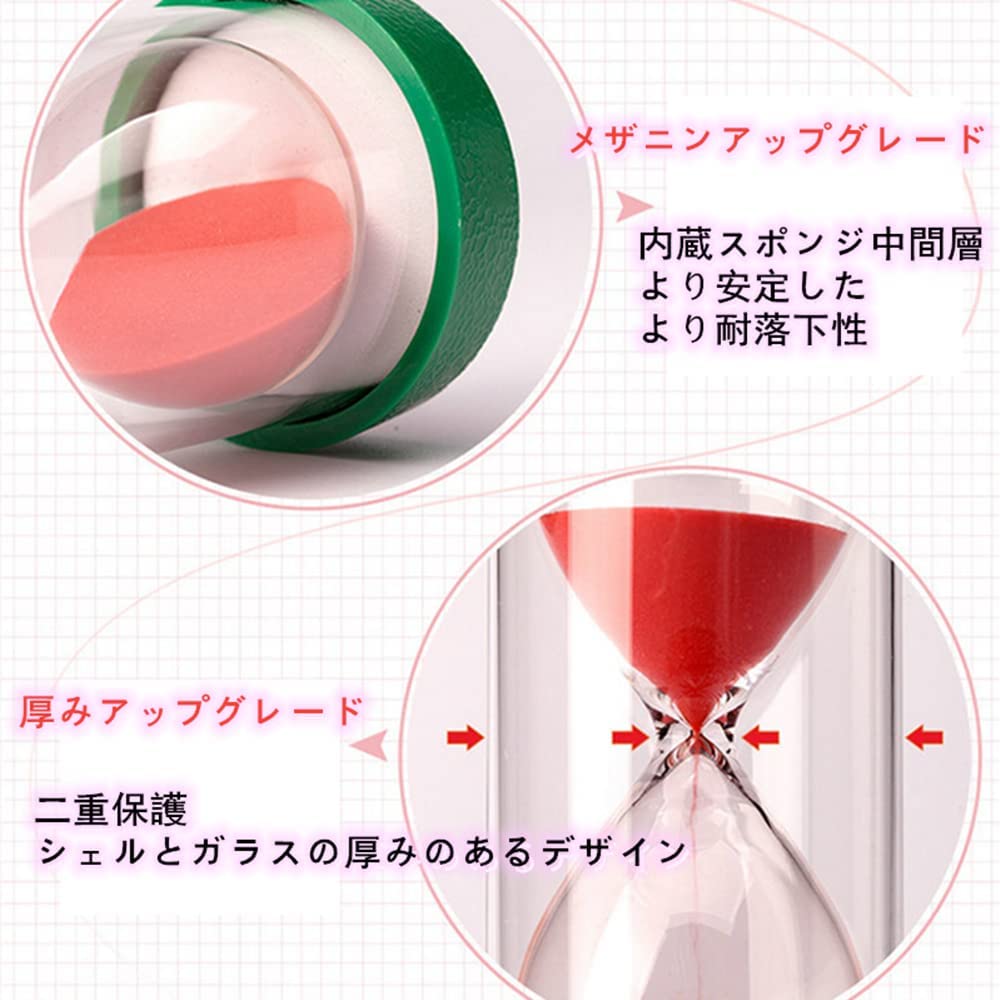 4個セット 砂時計 タイマー 砂タイマー 砂時計 おしゃれ サンドタイマー 学習のタ...