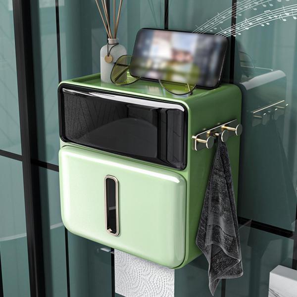 説明:[ティッシュボックスホルダー]ティッシュカバーはPP素材を採用し.丈夫です.壁取り付け: トイレットペーパーホルダーはパンチなしで簡単かつ迅速に取り付けられ.壁に貼り付けます.特徴: 360度完全防水.サイドフック.多機能ペーパータオルシェルフ.トイレタリー.電話などを置くことができます.安定性:棚付きのトイレットペーパーホルダーは.耐荷重性が高く.持ち運びが簡単で.安定しており.落下しません用途:自宅.寝室.バスルーム.オフィスのデスクトップ.壁などに最適なトイレットペーパーホルダーボックス.サイズチャート:約22cmx21cmx14.5cm/8.27インチx5.31インチx5.71インチパッケージに含まれるもの:トイレットペーパーホルダーボックス1個.注意:1.手作業による測定のため.多少の誤差はご容赦ください.2.モニターの違いにより.写真が実際の商品と異なる場合があります.3. 素敵なオンラインショッピングを!...