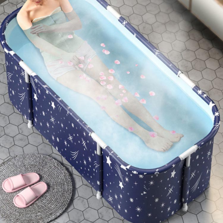 ポータブルバスタブ お風呂 子供 浴槽 折りたたみ式 子供用 保温浴槽 大人 ポータ...