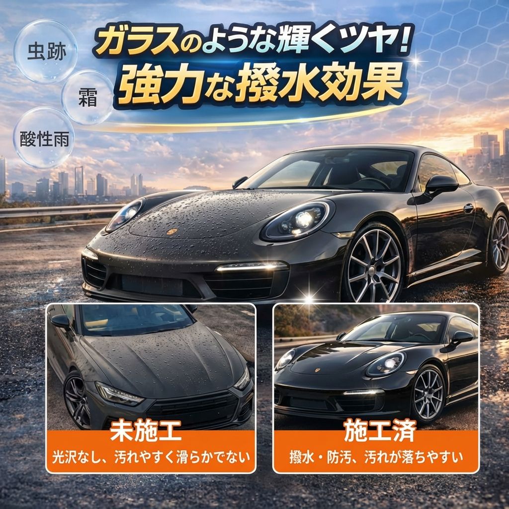 車用ナノスプレーコーティング、撥 Spray Sealant カーコーティング剤車 車用コー...