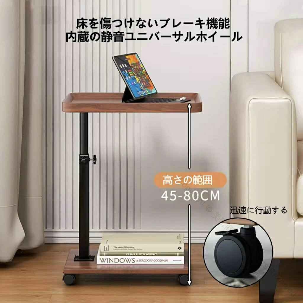 あまねのカフェのような寛ぎ時間 北欧スタイルの快適リビング ベッドルームのスマート収納術 アートと実用性の融合 自然素材の可動式テーブルで空間演出｜アングル2