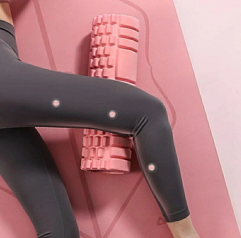 青 腰 背中 ヨガローラー 自宅 筋トレ ピンク ストレッチローラー 黒 キンマクリリ...