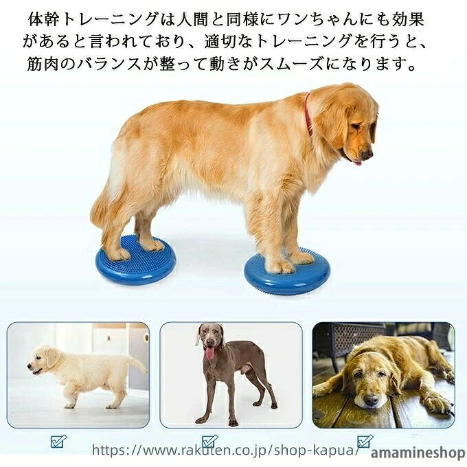 中型犬 ペット 体幹バランス 犬用 ペット用 バランスディスク ドッグバランスディ...