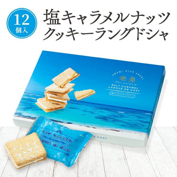 お菓子 奄美の塩キャラメルラングドシャ12個入り 奄美大島 お土産 お菓子のサムネイル