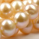パール 真珠 淡水 ポテト型 6.5-7mm オレンジ 連1粒売 アクセサリー パーツ