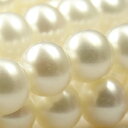 パール 真珠 淡水 ポテト型 6.5-7mm 白 連1粒売 パーツ