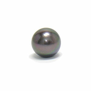 パール 真珠 淡水 片穴 4.0〜4.5mm 黒 パーツ