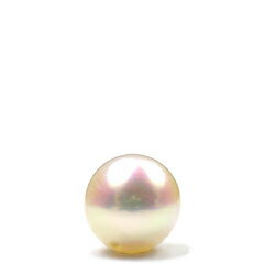 パール 真珠 あこや ルース 片穴 ラウンド ホワイト系 6.0-6.5mm アコヤ真珠