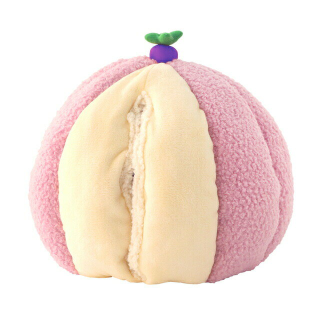 猫ベッド キャットハウス 小型犬 ニャンとももぐる実ケーキ ブドウ ペッツルート 冬用 暖かい ドーム型..