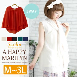 M` 傫TCY fB[X uEX3way VtH uEXIWi blouse Vc shirt Ƃ݃Vc t[ M L LL 3L 11 13 15 