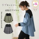 【限定!全品P5倍5/11 13:59まで】 大きいサイズレディース トップス | 【pastel leaf】お尻をすっぽり隠す リブ使い フレアチュニック _ トップス チュニック LL 3L 4L 5L 6L 春 春物 春服 ぽ…