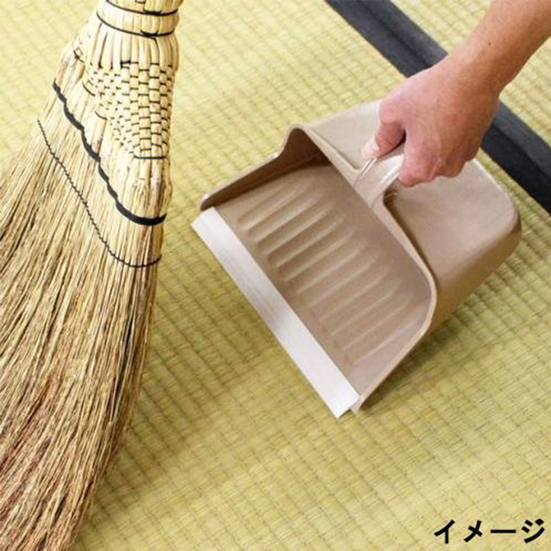 アズマ工業 名匠チリトリ ほうき グレージュ お掃除 掃除 便利グッズ ちりとり そうじ 塵取り ほこり 掃き掃除 お手入れ 清潔 ベランダ 屋外 室内 簡単 買いまわり amart-e-10000244 Aマートeショップ サンプル画像3