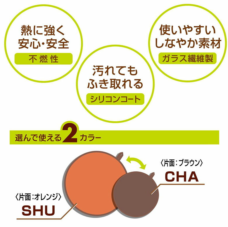 コンロカバー IHマット SHU/CHA 焦げ...の紹介画像2
