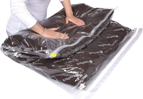KP　掃除機のいらない　布団圧縮パック　M　ふとん　圧縮袋　手動　手巻き 衣替え...
