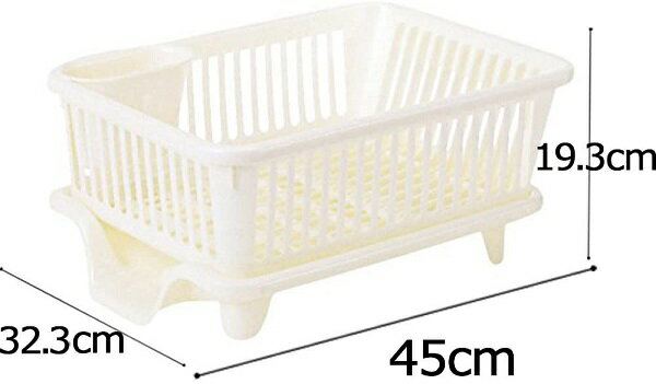 サンコープラスチック 日本製 水切りかご 皿立...の紹介画像3