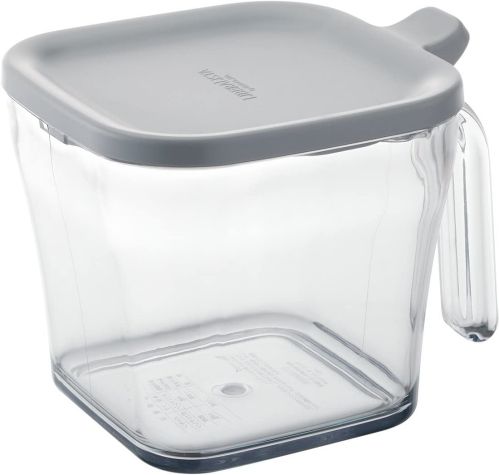 リス 調味料入れ ( 砂糖 塩 ) ライトグレー 720ml リベラリスタ クックポット