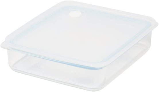 Rakuten - Easy Clean 浅型 密閉 保存容器 L ブルー HB-2629 パール金属