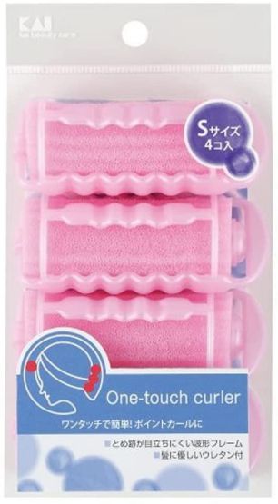 HL0168 ワンタッチカーラー S 4P　　77951　ピンク