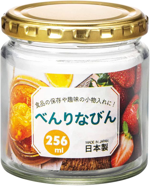 樂天商城 - 保存容器 クリア 約256ml べんりなびん 専用しおり付 HW-516-A-JAN 東洋佐々木ガラス