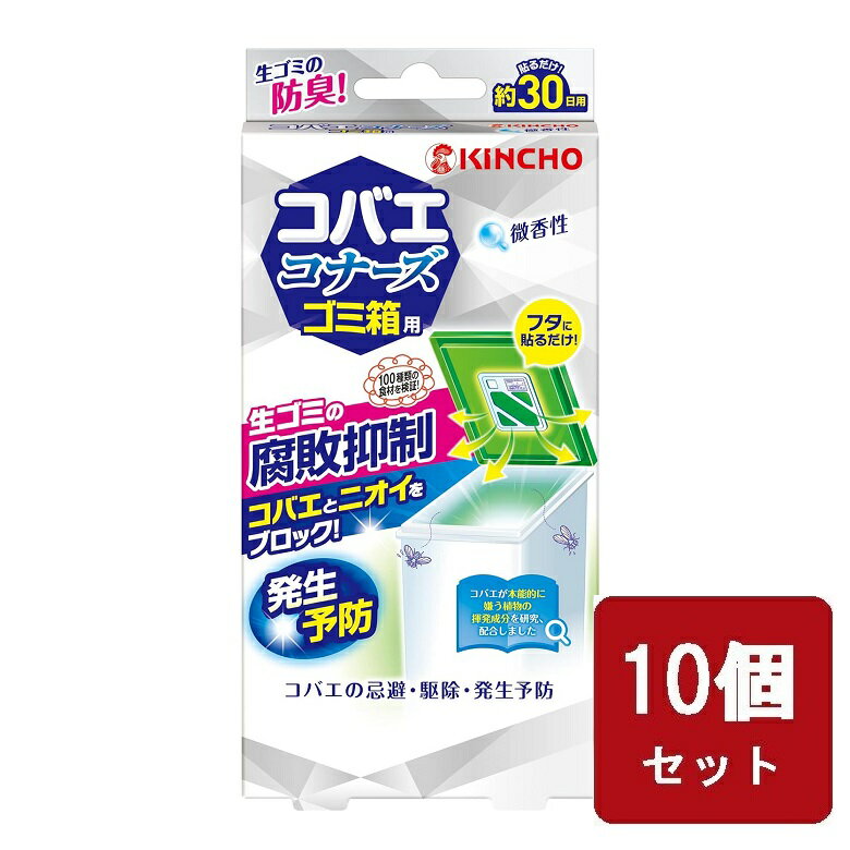 コバエコナーズ ゴミ箱用 腐敗抑制W 微香性 1個入 【×10個セット】