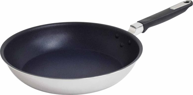 Rakuten - フライパン 28cm IH対応 日本製 クワトロプラス QTP-F28 シルバー PFOAフリー ウルシヤマ金属工業