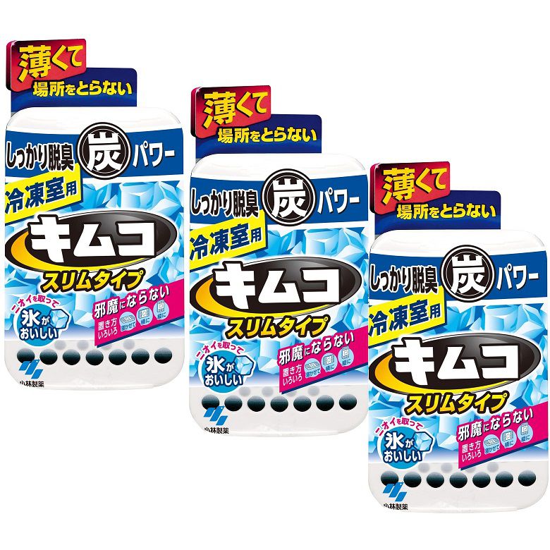 乐天商城 - キムコ スリムタイプ 冷凍室用 26g 冷凍室脱臭用 冷凍庫 脱臭 消臭 【×3個セット】